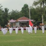 Pengibaran Bendera Merah Putih oleh PASKIBRA SMK BI Kuningan